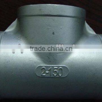 Ansi 316l Butt Welding Pipe Fitting Stainless Steel Tee