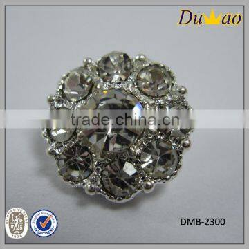 retro style metal button rhinestone shirt button