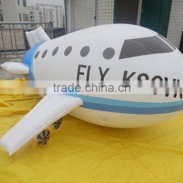 2016 hot selling giant inflatable plane for advertising