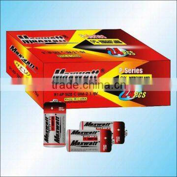 R14P SIZE C UM-2 DRY CELL BATTERY 2DOZ/BOX