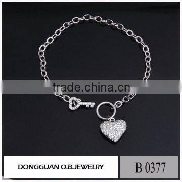 Dongguan manufacturer fashion rhinestone sport bracelet