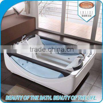 Cheap price rectangular comfortable luxury massage bathtub