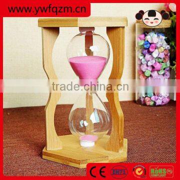 Handmade custom logo mini bamboo hourglass