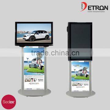 Customized Advertising Solar Light Box Scrolling Billboard / Airport Lightbox