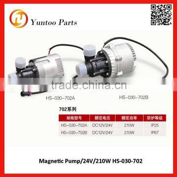 12V/24V Magnetic Pump 210W for yutong new energy buses no HS-030-702