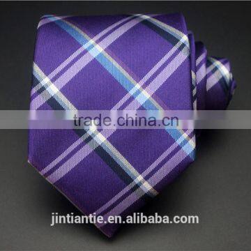 2016 Popular Custom Made Checked Mens Silk Tie Woven photo-2