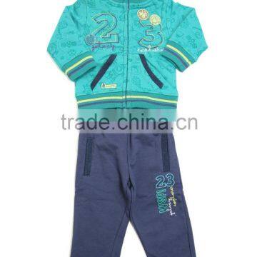 Kevince boys jogging set CVC french terry OEM factory directly