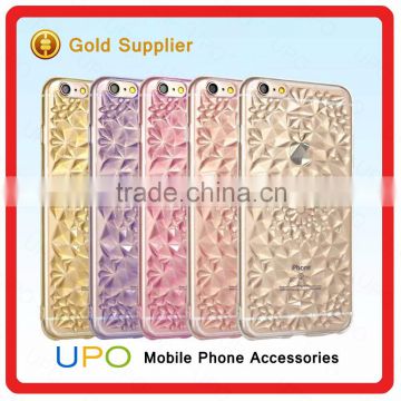 [UPO] Bling Diamond Sunflowers Soft Electroplating Gel TPU Case for iPhone 7, TPU Phone Cover for iPhone 7