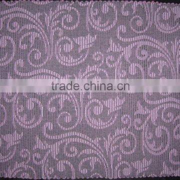 solid color placemat cotton/polyester purple colour stripe placemat & tablerunner