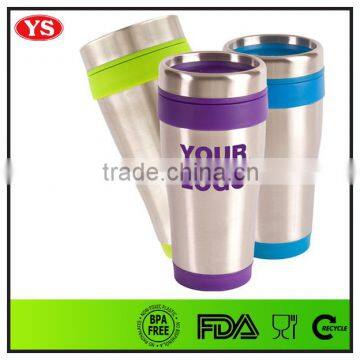 16oz Insulated Stainless Steel Thermal Auto Coffee Tumbler photo-4