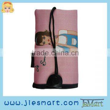 JSMART key case photo bag fabric printing microfiber custom sublimation