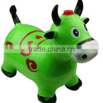 PVC inflatable toys style plastic animal toy for kids skip animal toys/ jumping horse