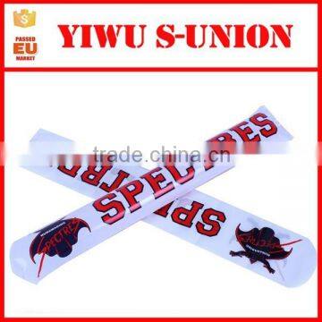 PE inflatable cheering stick,plastic cheering stick