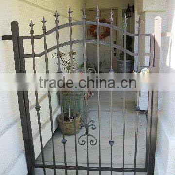 2016 Luxury European Style Metal Wrought Iron Gates Design on alibaba online shopping