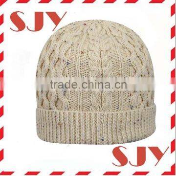 Custom Design Thick Soft Warm Knitted Winter Beanie Hat