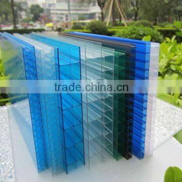 bule hollow polycarbonate sheet for roofing material