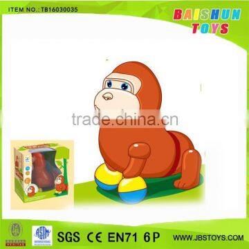 B/O cartoon baby toy baby product orangutans toy set tb16030035