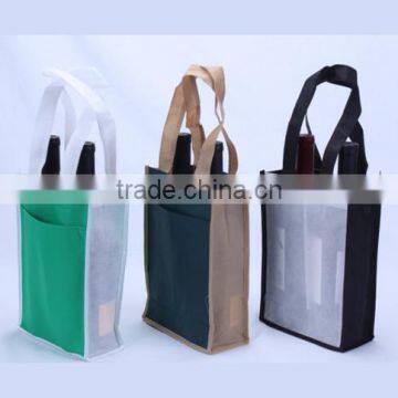 2 Bottle Tote Non Woven Polypropylene Wine Bags