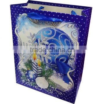 wholesales christmas paper gift shopping bag