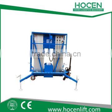 Aerial Maintenance Working Platform 200KG Hydraulic Electric Double Mast Lifting Table Price photo-5