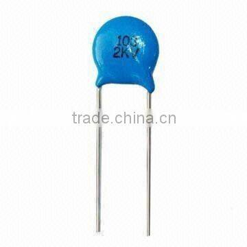 ceramic capacitor 103PF 2KV 10000PF single layer capacitor for RFI/EMI suppression 10000PF 2KV