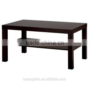 China furniture export custom made MDF table top solid wood table legs furniture coffee table