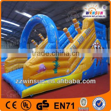 EN14960 certificate inflatable noahs ark slide WSS-017