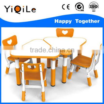 Wholesale cheap price PE / Patricle board material children chairs and table