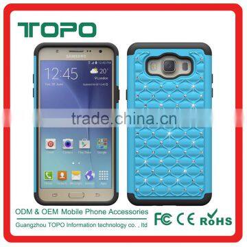 Bling Diamond Phone Case Combo Sky Star PC Silicone Case for Samsung Galaxy J7 J710 photo-6