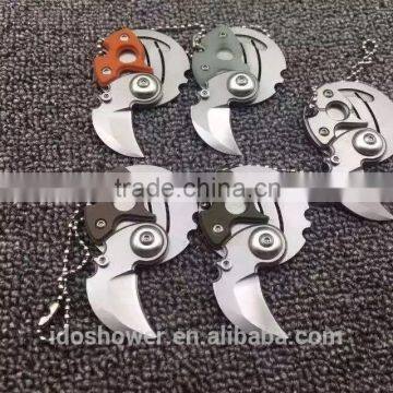 stainless steel gift knife of stainless steel pocket knives for steel claw knife