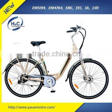 2016 Newest & Popular 26" KENDA brand Good Road Bike electronic 250w power for women driving