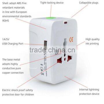 2 USB Port All in One Universal Travel AU UK US EU Plug Adaptor photo-4