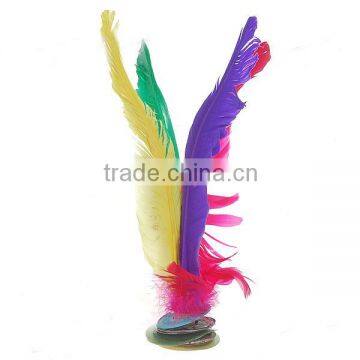 Shuttlecock feather toy