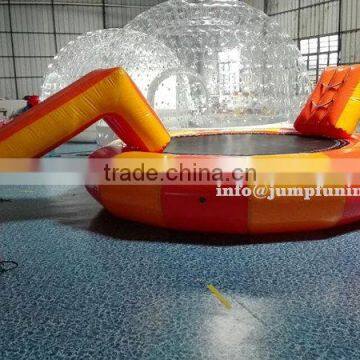 2016 Newly Inflatable water trampoline Float,Cheap Inflatable AQUA trampoline with water slider