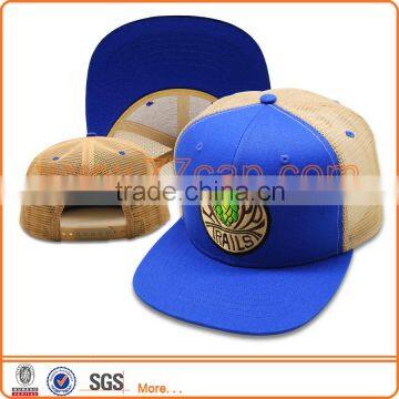 Wholesale Custom Embroidery Logo mesh cap Snapback Trucker Cap