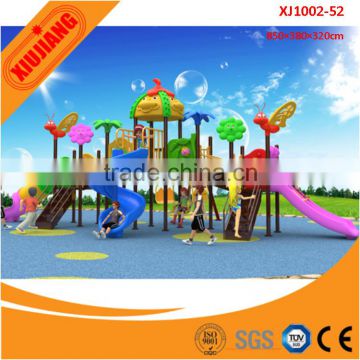 Xiujiang new cheap plastic outdoor combination playground for kids