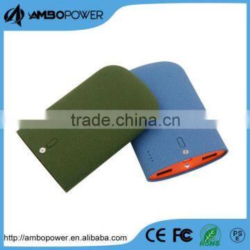 2015 new products waterproof portable solar power bank 6600mah