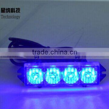 Security motorcycle parts strobe led car grill light XN-4D