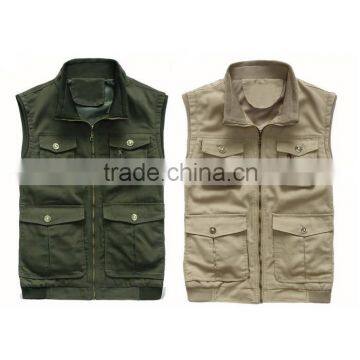 New sleeveless jacket journalist vest,photographer vest