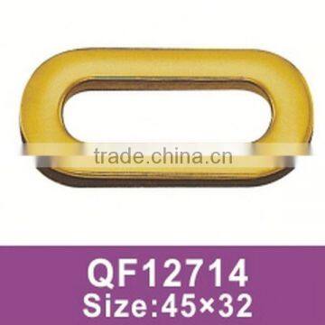 QF12714 Ellipse nickel free light gold eyelet fast shipment