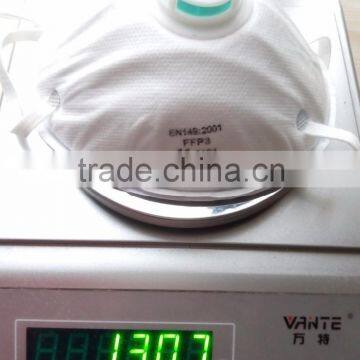Industrial Dustproof N95 FFP3 Cone Mask With Valve