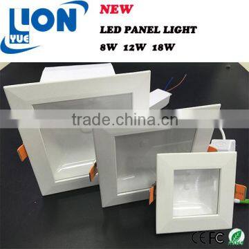 SQUARE PANEL LIGHT 8W 12W 18W led panel light Panel Lighting 2016NEW DESIGN