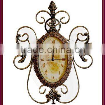 Antique wall clock different shape Scrolled decorative home decor wholesale