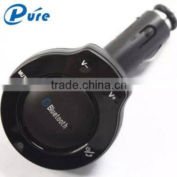 car kit bluetooth stereo FM transmitter modulator automotive cigarette lighter with 24V power supply