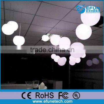 decorative event waterproof color changing led globe, pendant ball lights sphere light