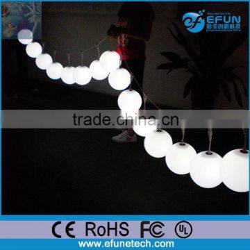 DMX waterproof indoor/outdoor decorative RGB color led rope sphere lighting