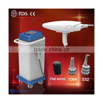 Best price! most popular effective portable beauty shop use nd yag laser tattoo removal machine