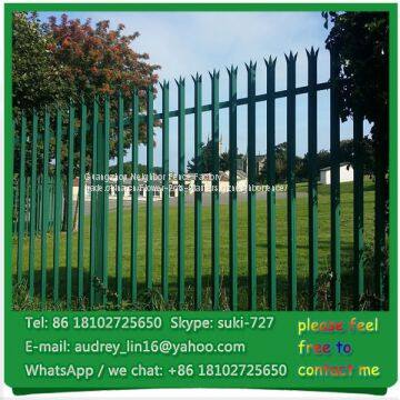 Galvanized palisade fence picket for airport