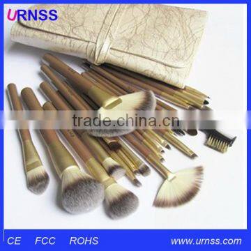 New design natural fluffy eyeshadow brush bdellium makeup tools set