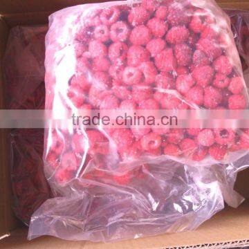 IQF frozen raspberry grade A whole